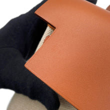 Load image into Gallery viewer, HERMES Herbag zip Gold/Ecru Toile H Vache Hunter Leather Size Mini
