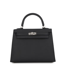 Load image into Gallery viewer, HERMES Kelly Sellier Black Epsom Size 25