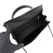 Load image into Gallery viewer, HERMES Kelly Sellier Black Epsom Size 25