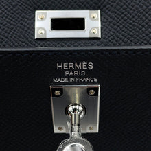 Load image into Gallery viewer, HERMES Kelly Sellier Black Epsom Size 25