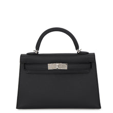 Load image into Gallery viewer, HERMES Mini Kelly 2 Black Epsom