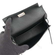 Load image into Gallery viewer, HERMES Mini Kelly 2 Black Epsom