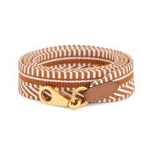 Load image into Gallery viewer, HERMES Bandouliere Sangle Caval Ecru/Beige/Gold Canvas Swift Leather Size 25/MM