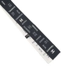Load image into Gallery viewer, CHANEL Scarf Icon motif CC logo Black/White Silk100%