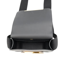 将图像加载到图库查看器中,HERMES Geta Black Chevre Myzore Goatskin