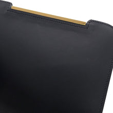 将图像加载到图库查看器中,HERMES Geta Black Chevre Myzore Goatskin