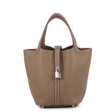 将图像加载到图库查看器中,HERMES Picotin Lock Etoupe Taurillon Clemence Size PM