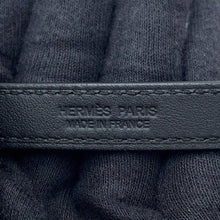 Load image into Gallery viewer, HERMES Thai Necklace Kelly Black Swift Leather
