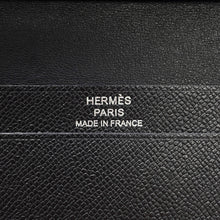Load image into Gallery viewer, HERMES Bearn Mini Coin purse included BlackH085917CH89 Veau Madame