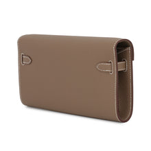 Load image into Gallery viewer, HERMES Kelly wallet long to go Etoupe Epsom