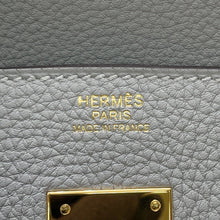 将图像加载到图库查看器中,HERMES Birkin Blue Gacier Togo Leather Size 30