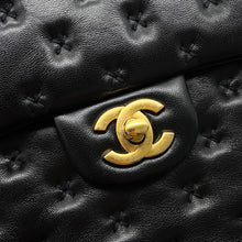 Load image into Gallery viewer, CHANEL Cross-stitch 2-way Handbag BlackA98724 Lambskin