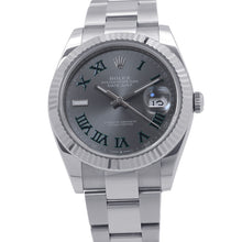 Load image into Gallery viewer, ROLEX Datejust 41 W41mm Stainless Steel K18WG Slate Dial126334