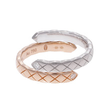 Load image into Gallery viewer, CHANEL Coco Crush Collection Diamond Ring Size Small/55/#15J11971 K18PG K18WG