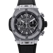 Load image into Gallery viewer, HUBLOT HUBLOT Big Bang Unico Titanium Diamond W44mm TI Rubber Skeleton / Silver Dial421.NX.1170.RX.1104