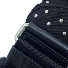 Load image into Gallery viewer, PRADA Triangle Logo Studded Shoulder Bag Black1BD382 Nylon