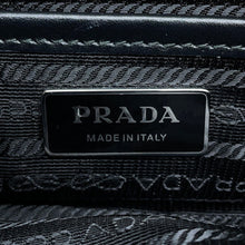 Load image into Gallery viewer, PRADA Triangle Logo Studded Shoulder Bag Black1BD382 Nylon