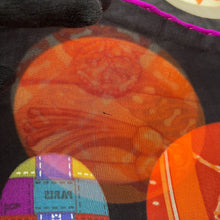 将图像加载到图库查看器中,HERMES Silk Muslin Long Stole Borduk Black/Orange/Multicolor Silk100%