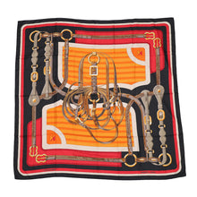 Load image into Gallery viewer, HERMES Giant Square COATHING Size 140 Black/Red/Multicolor Cashmere65% Silk35%
