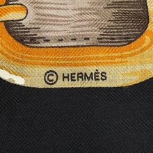 Load image into Gallery viewer, HERMES Giant Square COATHING Size 140 Black/Red/Multicolor Cashmere65% Silk35%