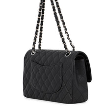 Load image into Gallery viewer, CHANEL Matelasse W Flap ChainShoulder Bag BlackA01112 Caviar Leather Size 25