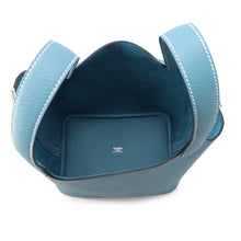 Load image into Gallery viewer, HERMES Picotin Lock New Blue Jean Taurillon Clemence Size PM