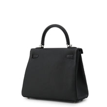 Load image into Gallery viewer, HERMES Kelly Retourne Black Togo Leather Size 25