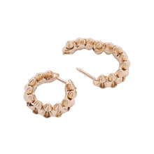 将图像加载到图库查看器中,CARTIER Crash Do Cartier Hoop Earrings Mini ModelB8301520 18K Pink Gold