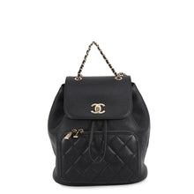 Load image into Gallery viewer, CHANEL Matelasse Backpack BlackA93748 Caviar Leather