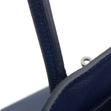 将图像加载到图库查看器中,HERMES Birkin Blue Nuit Togo Leather Size 30