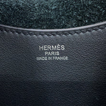 将图像加载到图库查看器中,HERMES In the loop Black Taurillon Clemence Swift Leather Size 18