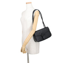 Load image into Gallery viewer, GUCCI GG Marmont ChainShoulder Bag Black443497 DTDFV 1000 Leather Size Small