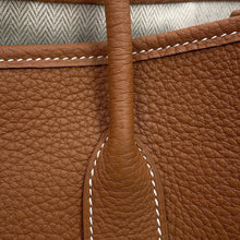 Load image into Gallery viewer, HERMES Garden Party Gold Negonda Leather Size TPM