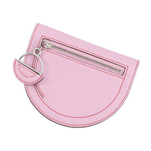 Load image into Gallery viewer, HERMES In the Loop Compact Mauve Sylvestre Chevre Myzore Goatskin