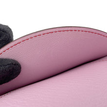 Load image into Gallery viewer, HERMES In the Loop Compact Mauve Sylvestre Chevre Myzore Goatskin