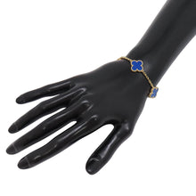 Load image into Gallery viewer, Van Cleef & Arpels Vintage Alhambra Bracelet 5 motifsVCARP34900 18K Yellow Gold