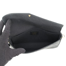 将图像加载到图库查看器中,LOUIS VUITTON Felicie Pochette NoirM82477 Monogram Empreinte Leather