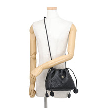 Load image into Gallery viewer, CHANEL Matelasse Strap Clutch Bag BlackAP5227 Lambskin