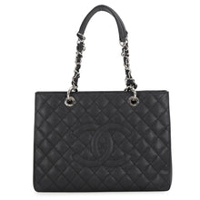 将图像加载到图库查看器中,CHANEL GSTTote Bag BlackA50995 Caviar Leather