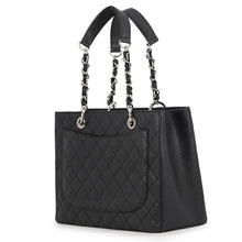 将图像加载到图库查看器中,CHANEL GSTTote Bag BlackA50995 Caviar Leather