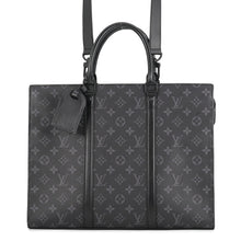 Load image into Gallery viewer, LOUIS VUITTON Sac Plat / Horizontal Zip NoirM45265 Monogram Eclipse