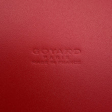 Load image into Gallery viewer, GOYARD Vendome Handbag Red PVC Calf Leather Wood Size Mini