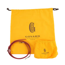 Load image into Gallery viewer, GOYARD Vendome Handbag Red PVC Calf Leather Wood Size Mini