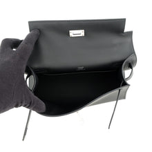 将图像加载到图库查看器中,HERMES PochetteKelly Black Swift Leather