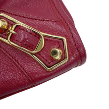 Load image into Gallery viewer, BALENCIAGA Classic Metallic Edge City 2WAY Handbag New Griotte390160 Leather Size Mini