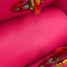 将图像加载到图库查看器中,Dior Lady Dior Canage Warm FuchsiaM05314NEE_M15F Lambskin Size Small