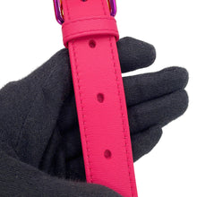 将图像加载到图库查看器中,Dior Lady Dior Canage Warm FuchsiaM05314NEE_M15F Lambskin Size Small