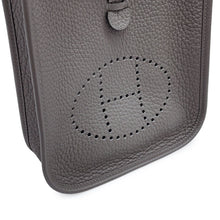 Load image into Gallery viewer, HERMES Evelyne Long Gris Meyer Taurillon Clemence Size TPM
