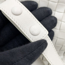 Load image into Gallery viewer, Bottega Veneta The Valve Satchel Bag White Leather Size Mini