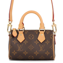 将图像加载到图库查看器中,LOUIS VUITTON Nano Speedy BrownM81085 Monogram Size Nano